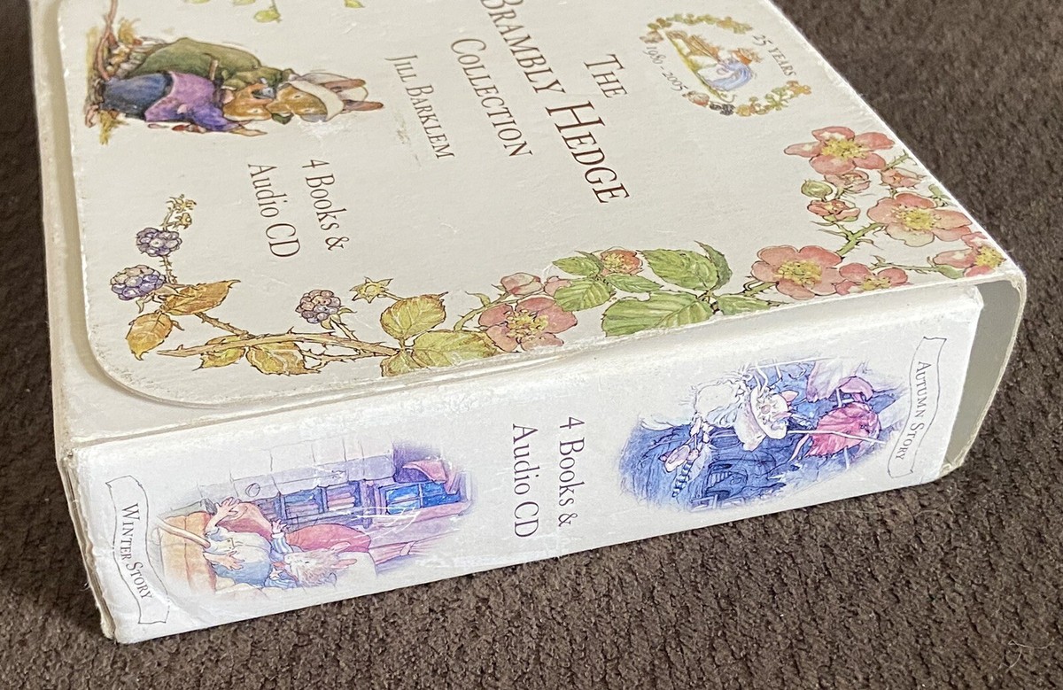 BOXセット　Brambly Hedge 春夏秋冬 4冊セット RARE The Brambly Hedge Collection Box Set 4 Book & Audio CD Jill
