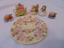 Popular Imports Miniature Cinderella Mini Tea Set 10 Piece 1995