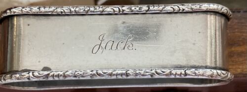 American Lunt “Jack” Sterling Silver Napkin Ring  - Picture 1 of 3