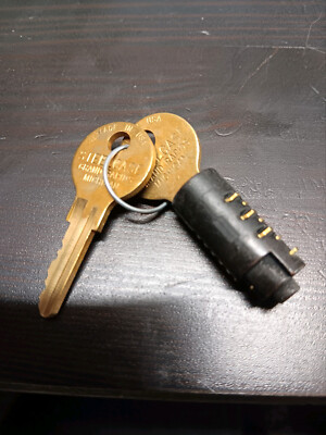Steelcase Lock Key STEELCASE FR320 KEY SET OF 2 KEYS WITH LOCK CORE NATIONAL OFFICE FILE ...