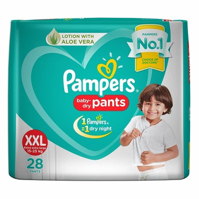 pampers pants large