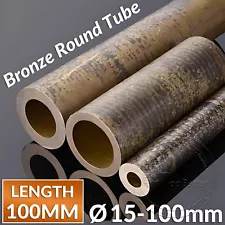 Bronze Round Tube ∅15-70mm OD 25-100mm Bearing Bronze Bushing Metal Bronze Tube