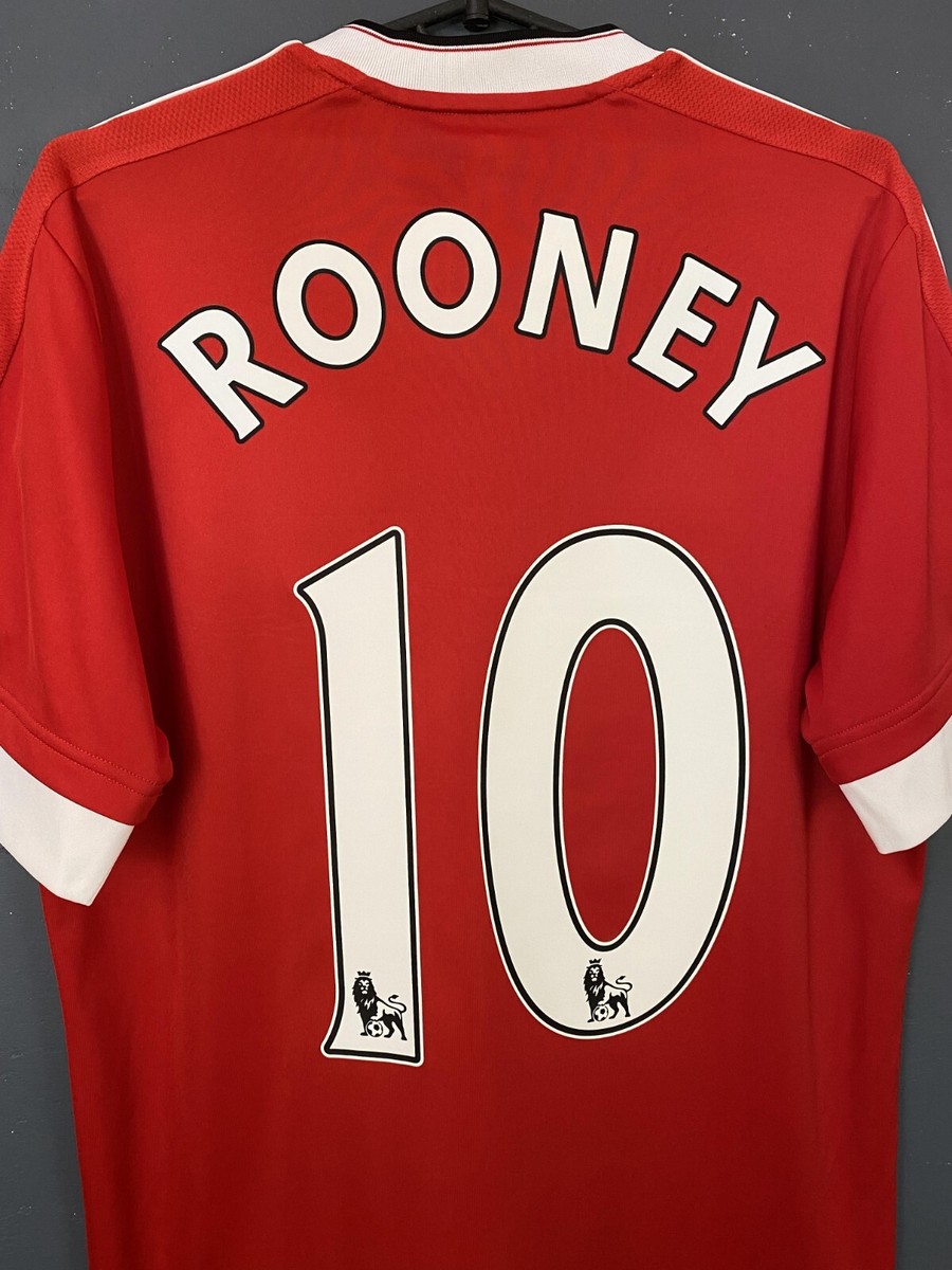 MEN FC MANCHESTER UNITED 2015/2016 ROONEY 10 FOOTBALL SOCCER SHIRT