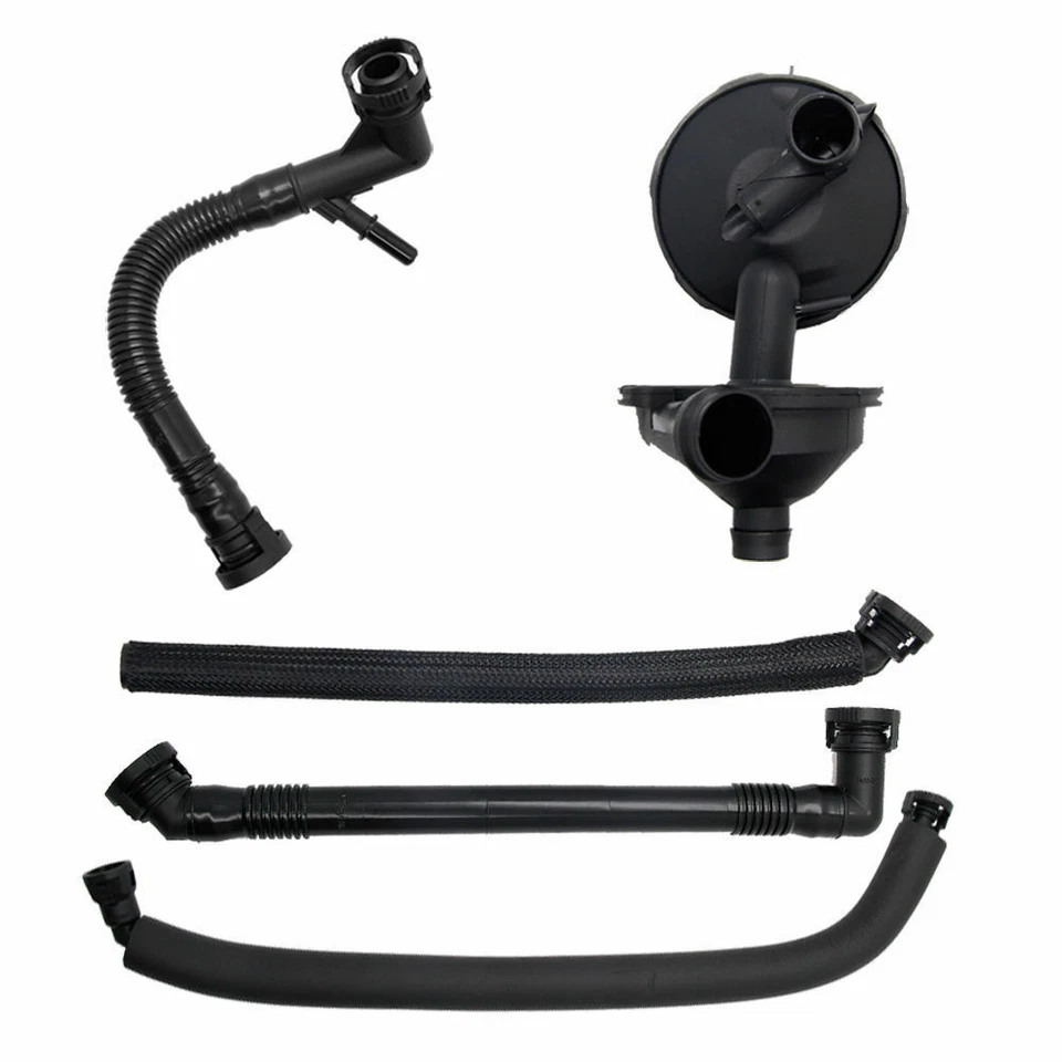 FOR BMW 3/ 5/ 7 SERIES E46/39/60/61/65/66/38 CRANK CCV CASE VENT VALVE HOSES KIT - Image 2 of 4