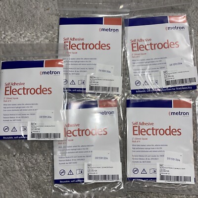 Lot OF 20 METRON Reusable Self Adhesive Electrodes electrodes 2''/Q TENS/NMS/FES