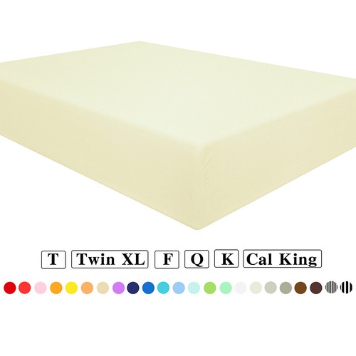 Sábana Ajustable 1800 Suave Resistente a Arrugas Microfibra Hipoalergénica Bolsillo Profundo - Imagen 13 de 31