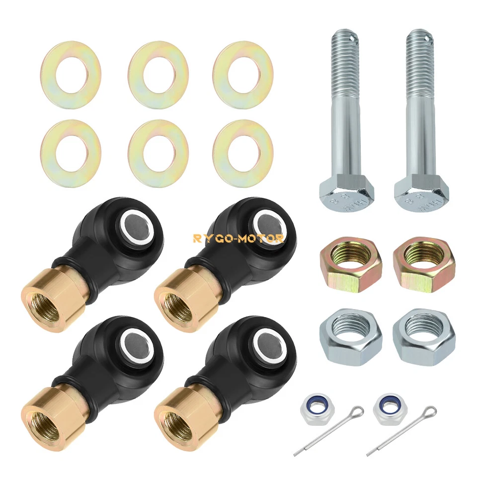 Tie Rod End Kits for Polaris Scrambler 400 500 2x4 4X4 1997 1998 1999 2000-2012 - Image 4 of 4