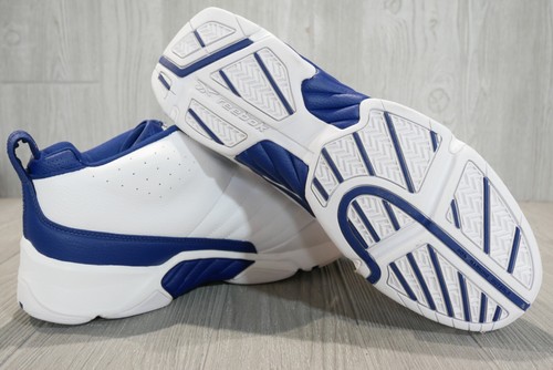 New Rare Vintage Reebok Sharp Shooter White Basketball 2002 Shoes Mens 9, 13 OSS - Picture 6 of 7