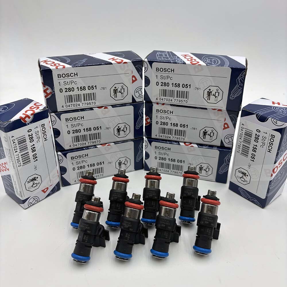 8pcs OEM Bosch Fuel Injectors for 06-13 Corvette LS3 L99 10-15 Camaro SS 42LB