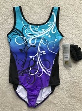 DANSKIN NOW Leotard with Scrunchie - Girls XS 4-5 NEW