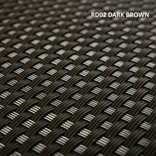 Artificial Poly Rattan Weave Privacy Screen Garden Fencing 1m High