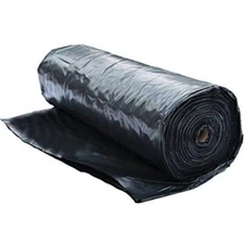 Vapor Barrier Supply - Poly Cover Black Vapor Barrier Plastic Sheeting - 10 Mil