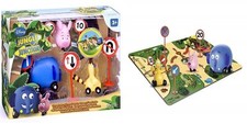 Juego de figuras de unión de la selva de Disney en ruta Ellyvan Zooter Bungo juguetes regalo difícil de encontrar
