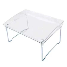 Clear Acrylic Cabinet Shelf Foldable Kitchen Counter Shelf Rack Stackable Storag