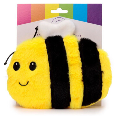 Wärmekissen Hummel Plüsch mit Lavendel Biene weicher Plüschbezug Puckator Neu  