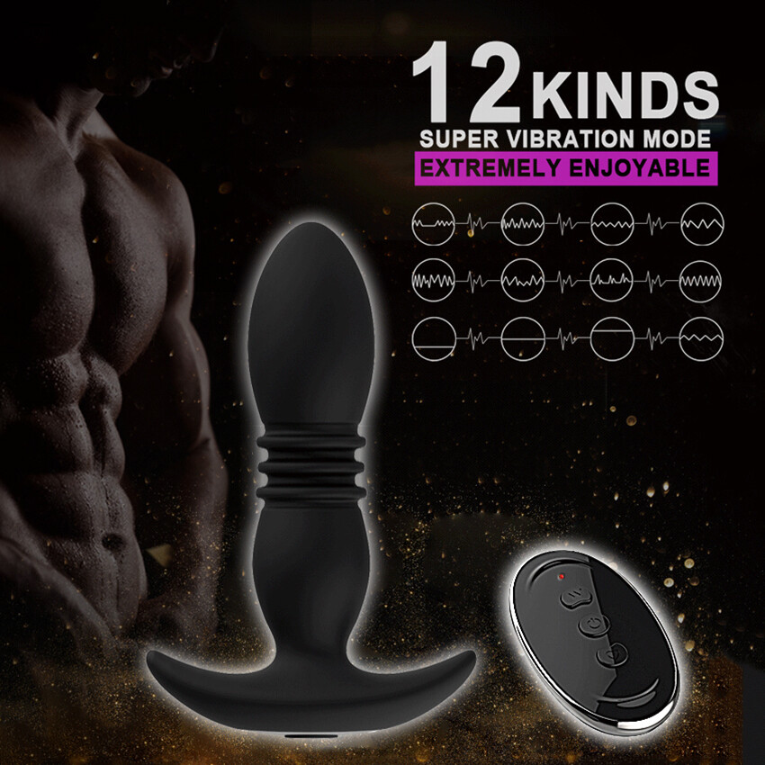Telescopic Thrusting Anal Plug Vibrator Wireless Butt Plug Prostate Massager | eBay Telescopic Thrusting Anal Plug Vibrator Wireless Butt Plug Prostate Massager | eBay
