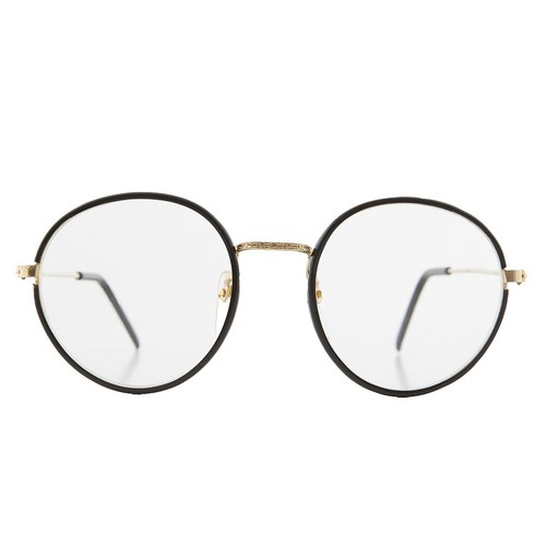 Vintage Y2K Eyeglasses | NOS | Round Gold Style | Small  display picture 1