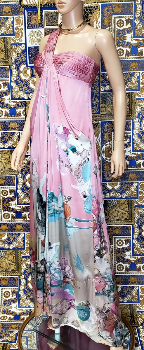 Versace silk gown cheap