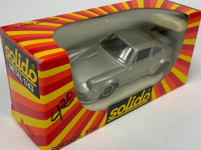 Solido 1/43 – Porsche 934 Racing – Miniature Moulée – Modèle D'expo