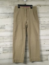 VTG Lauren Ralph Lauren Women  s Tan Draw String Pants 8P Cargo Combat Utility