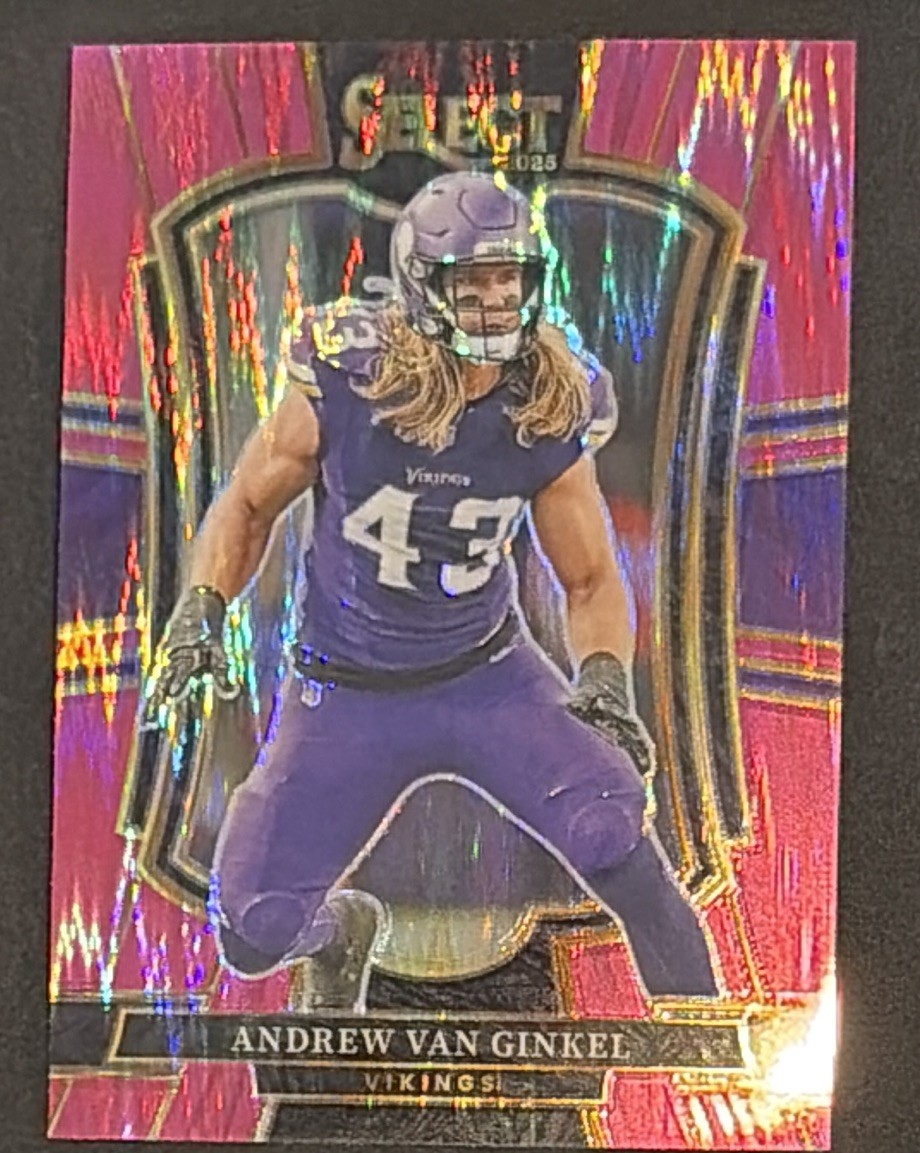 Panini Select Andrew Van Ginkel Vikings #164 2025 Premier Level Prizm