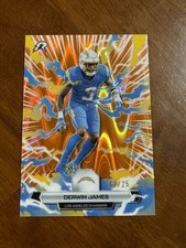 2025 Topps Resurgence Derwin James Jr #56 Orange Power Surge 12/25 Chargers