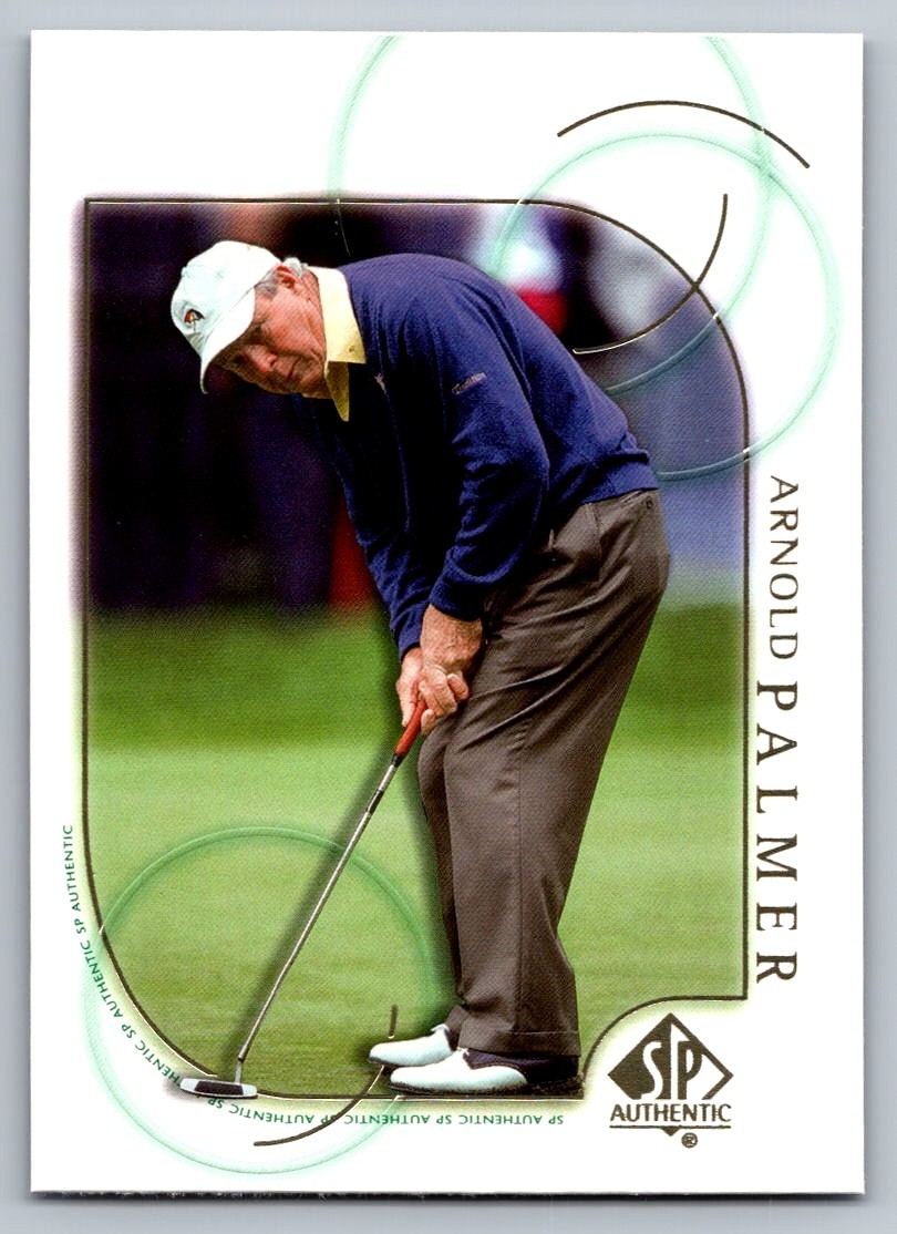 2001 UPPER DECK /SP AUTHENTIC GOLF CARD #5 ARNOLD PALMER