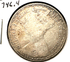 Great Britain 1883 Florin KM 746.4 F+
