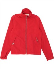 MURPHY & NYE Mens Sailmakers Rain Jacket UK 36 Small Red Polyester DT70