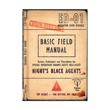 Pelgrane RPG Night's Black Agents - Dracula Dossier Edom Field Manual VG+