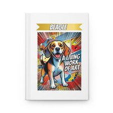 Beagle Notebook Living Work of Art Diary Dog Lover Gift