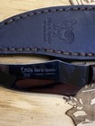Hen & Rooster Hunting Fixed Blade Knife Clip Point Wood Handle Full Tang Sheath — photo 2