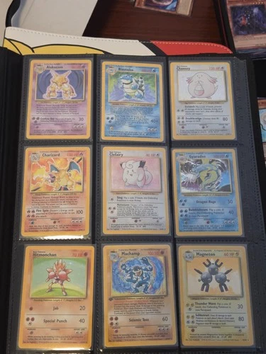 Pokemon Complete Master Base Set 102/102 Vintage Original WoTC 1999 + Binder