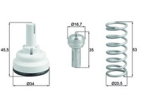 KÜHlmittel Thermostat FÜR VW Golf Plus V (5M1, 521) - Mahle TX 182 87D