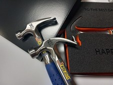 Personalised gift Estwing E20c(Straight) Nylon handle hammer in gift box