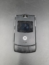 Vintage Motorola RAZR V3 Black Flip Phone Verizon Untested
