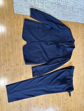 Emporio Armani G Line Navy Blue 130  s Suit 46 36/29 Pants 