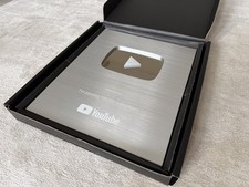 Genuine YouTube Silver Play Button
