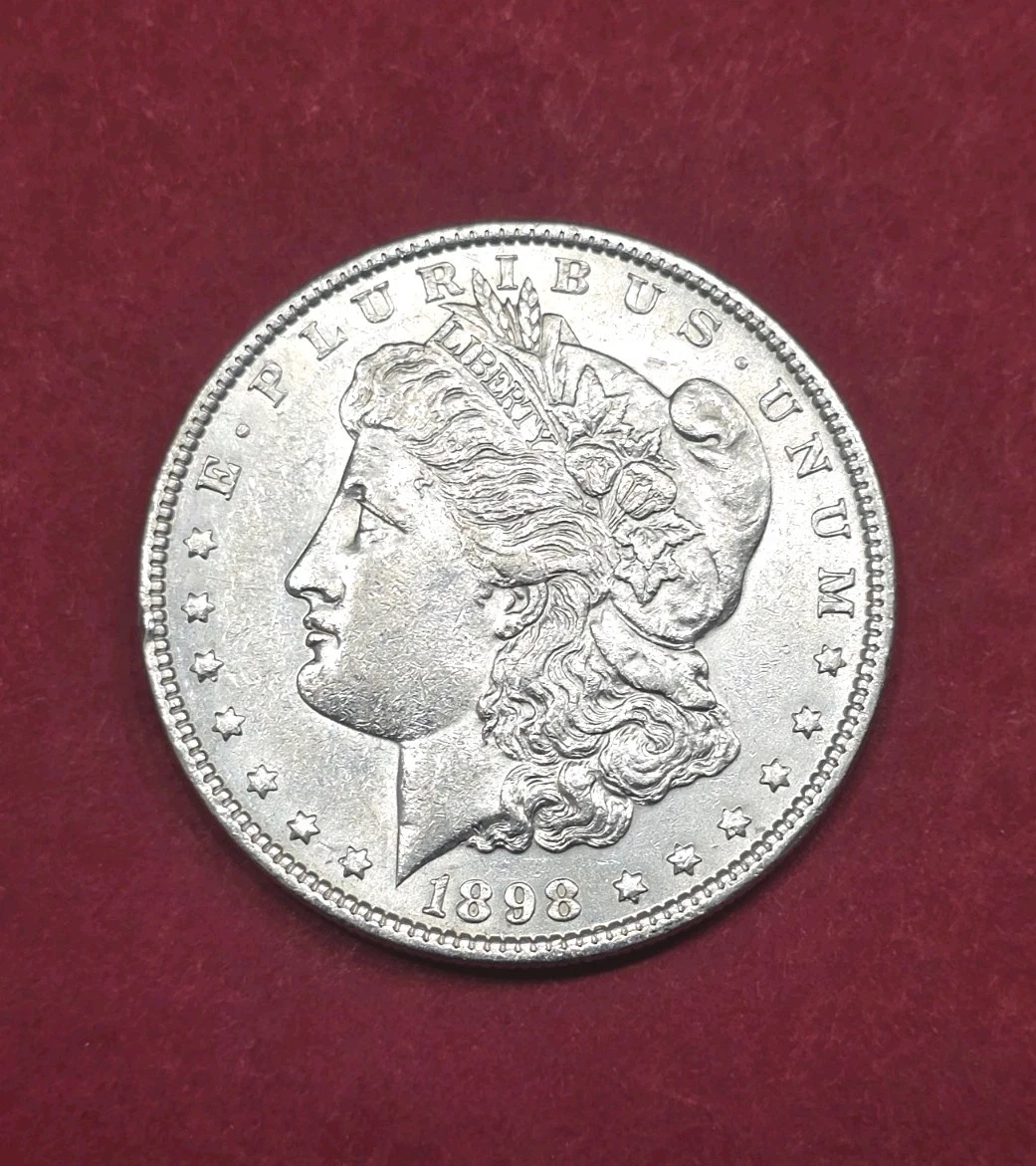 Philadelphia Silver 1898 Year Morgan US Dollars (1878-1921) for