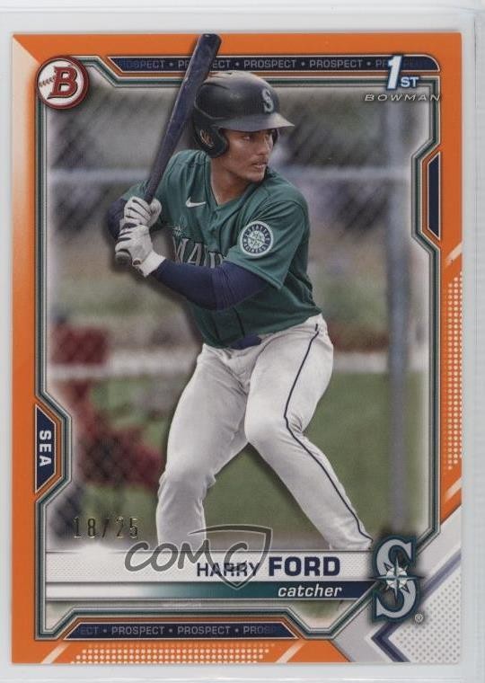 2021 Bowman Draft Orange /25 Harry Ford #BD-1 3hd