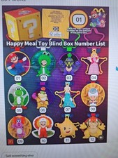 McDONALD  S 2026 SUPER MARIO GALAXY HAPPY MEAL TOYS - LOT OF 9 NEW in BOX - FIRE 