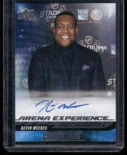 2024-25 Upper Deck Credentials #AE-KW Kevin Weekes Arena Experience Auto