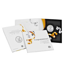 2023 W Proof American .999 Silver Eagle Congratulations Set...