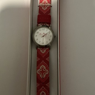 Vera Bradley Retired Nantucket Red Watch