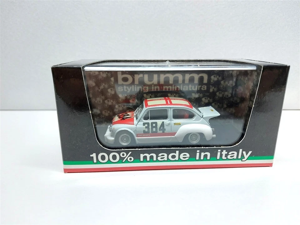 Fiat Abarth 1000 Berlina Trento Bondone 1971 #384 D. Gargan - 1/43 Brumm R431 - Immagine 2 di 2