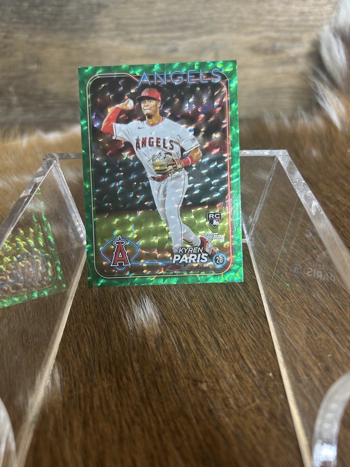 2024 Topps Series 2 - Kyren Paris #549 Green Foil /499 (RC)