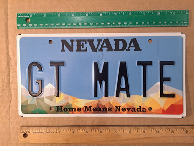 License Plate, Nevada, Vanity: GT MATE, Various ''GT'' cars