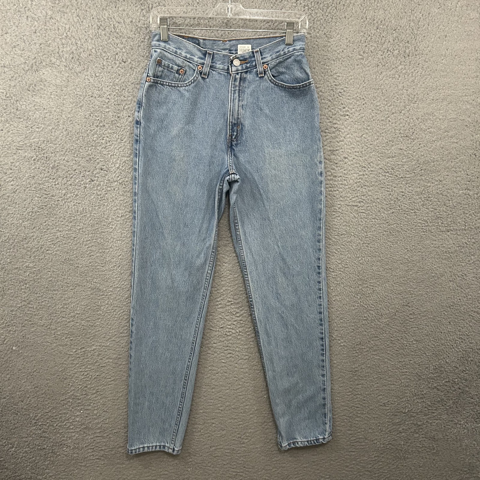 Vintage Levis Jeans Womens 9 Jr Blue Denim 512 Slim Fit Tapered Leg Light Wash