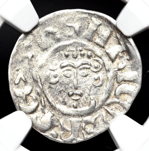 ENGLAND. John Lackland. 1199-1216. Silver Penny, Walter on London, NGC XF40
