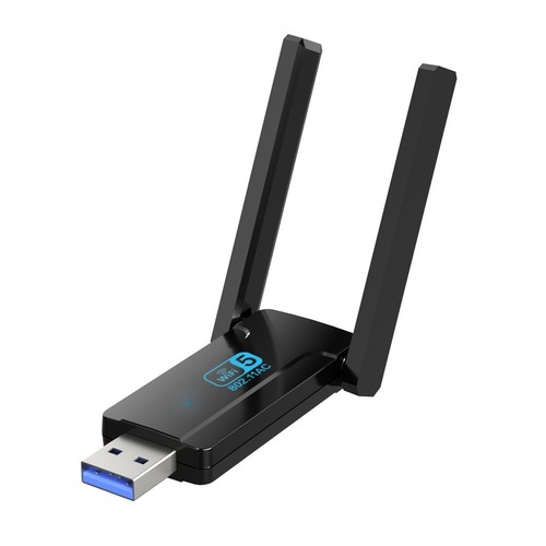 2X(Drahtloser USB-WLAN-Adapter für Desktop-PC, 1300 Mbit/S WLAN-Netzwerkada4399